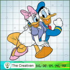 Cute Couple Duck SVG Cut File for Cricut & Silhouette
