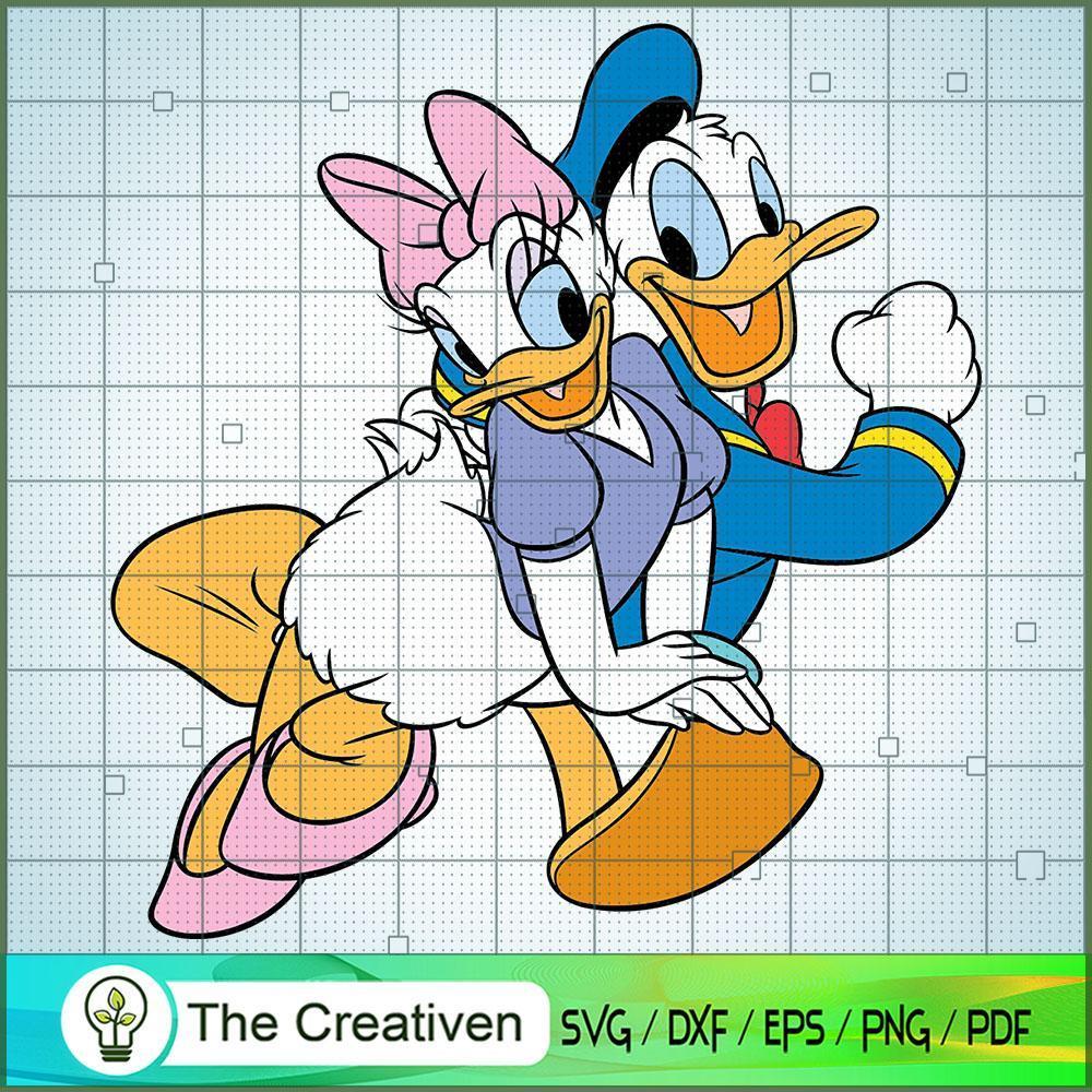 Cute Couple Duck SVG Cut File for Cricut & Silhouette 1 Cute Couple Duck SVG Cut File for Cricut & Silhouette