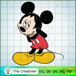 Love Mickey Characters SVG Cut File for Cricut & Silhouette