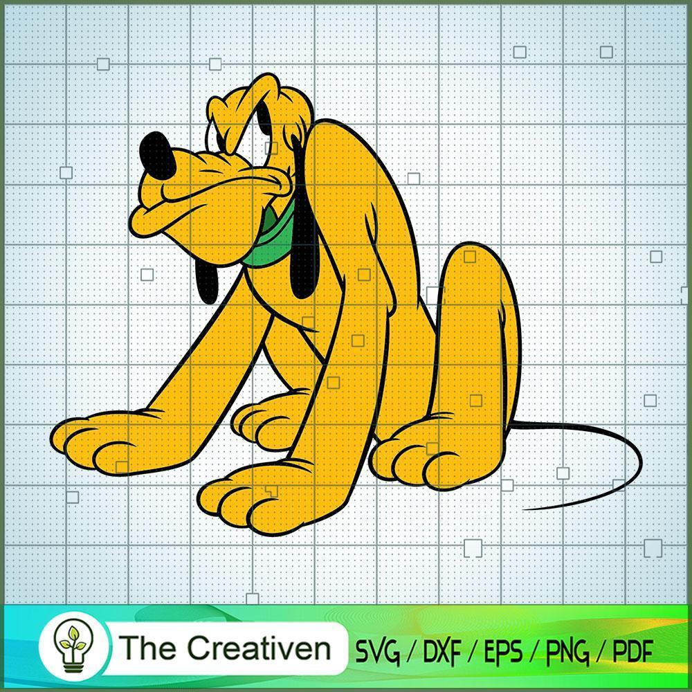 Pluto Sit Scared SVG Cut File for Cricut & Silhouette 1 Pluto Sit Scared SVG Cut File for Cricut & Silhouette