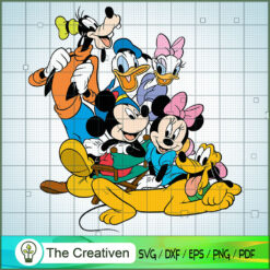 Disney Cartoon Characters SVG Cut File for Cricut & Silhouette