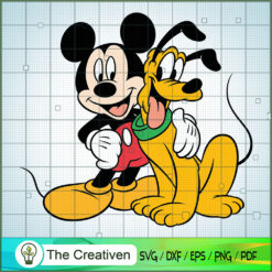 Mickey And Pluto Friend SVG Cut File for Cricut & Silhouette