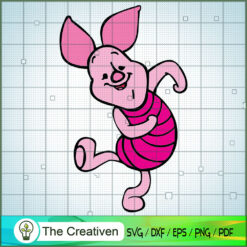 Funny Piglet Dance SVG Cut File for Cricut & Silhouette