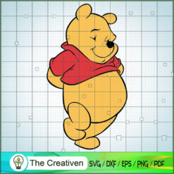 Funny Face Winnie The Pooh SVG Cut File for Cricut & Silhouette
