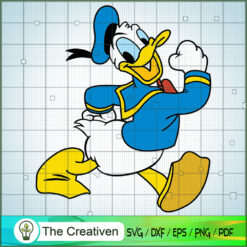 Donald Duck Run Speed SVG Cut File for Cricut & Silhouette