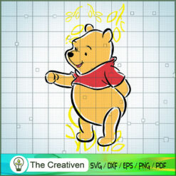 Winnie The Pooh Bear SVG Cut File for Cricut & Silhouette