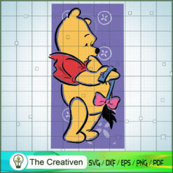 Winnie The Pooh Art SVG Cut File for Cricut & Silhouette