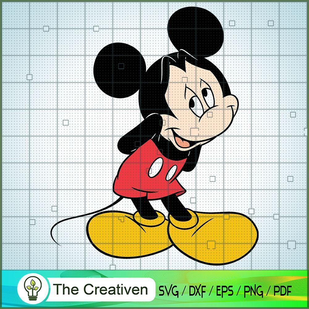 Figure Mickey Mouse SVG Cut File for Cricut & Silhouette 1 Figure Mickey Mouse SVG Cut File for Cricut & Silhouette