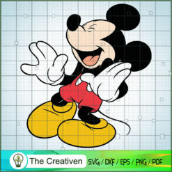 Mickey Laugh SVG Cut File for Cricut & Silhouette