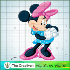 Cute Minnie Mouse SVG Cut File for Cricut & Silhouette