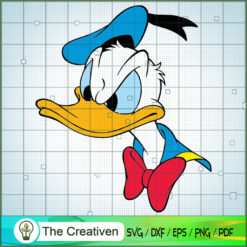 Angry Face Donald SVG Cut File for Cricut & Silhouette