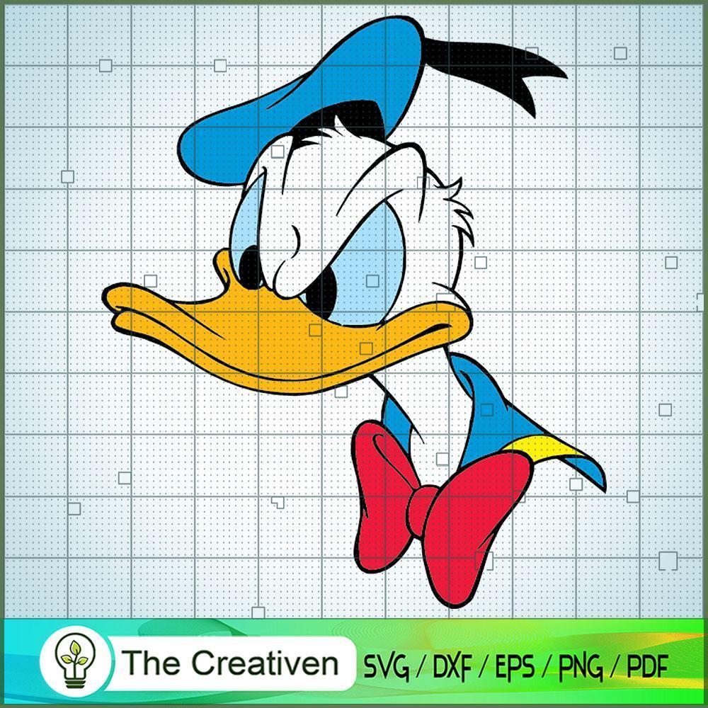 Angry Face Donald SVG Cut File for Cricut & Silhouette 1 Angry Face Donald SVG Cut File for Cricut & Silhouette