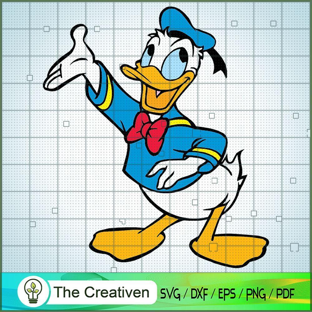 Gentle Donald Duck SVG Cut File for Cricut & Silhouette 1 Gentle Donald Duck SVG Cut File for Cricut & Silhouette