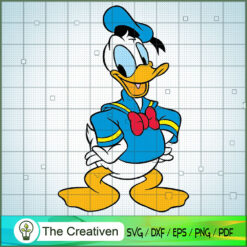 Donald Duck Funny SVG Cut File for Cricut & Silhouette
