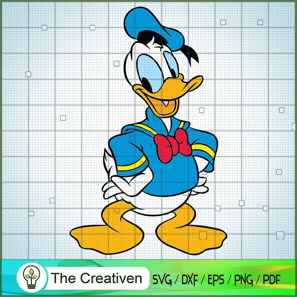 Donald Duck Funny SVG Cut File for Cricut & Silhouette 1 Donald Duck Funny SVG Cut File for Cricut & Silhouette