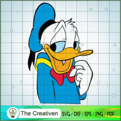 Cute Donald Duck SVG Cut File for Cricut & Silhouette