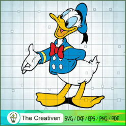 Donald Duck Give Your Hand SVG Cut File for Cricut & Silhouette