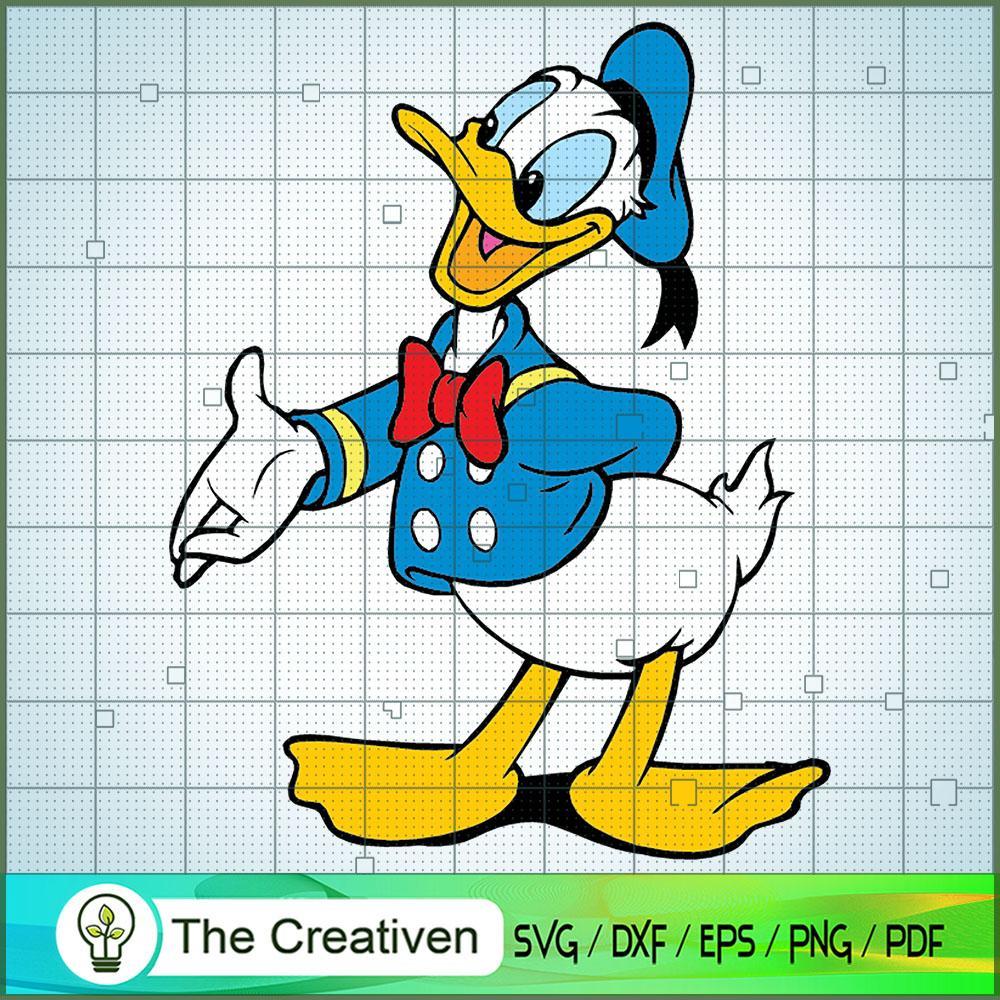 Donald Duck Give Your Hand SVG Cut File for Cricut & Silhouette 1 Donald Duck Give Your Hand SVG Cut File for Cricut & Silhouette