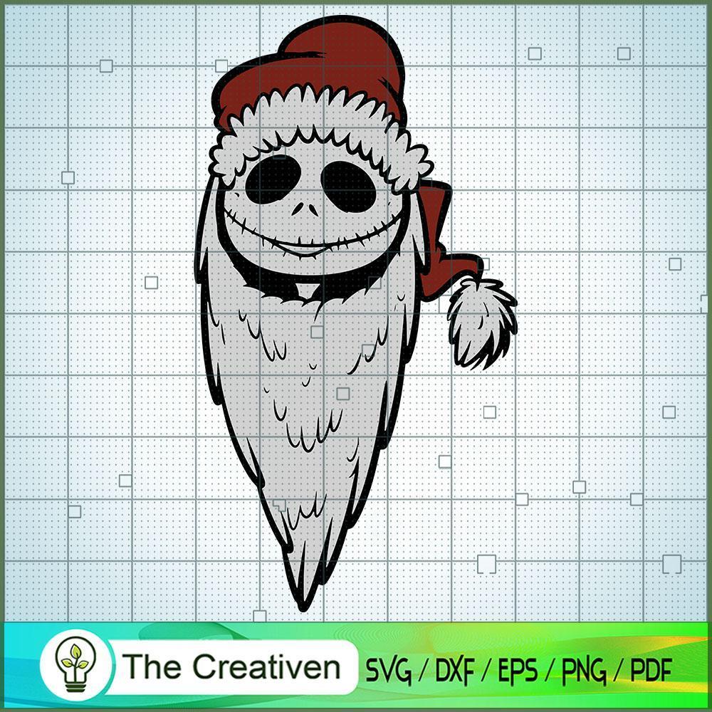 Santa Clause Jack Skellington SVG Cut File for Cricut & Silhouette 1 Santa Clause Jack Skellington SVG Cut File for Cricut & Silhouette