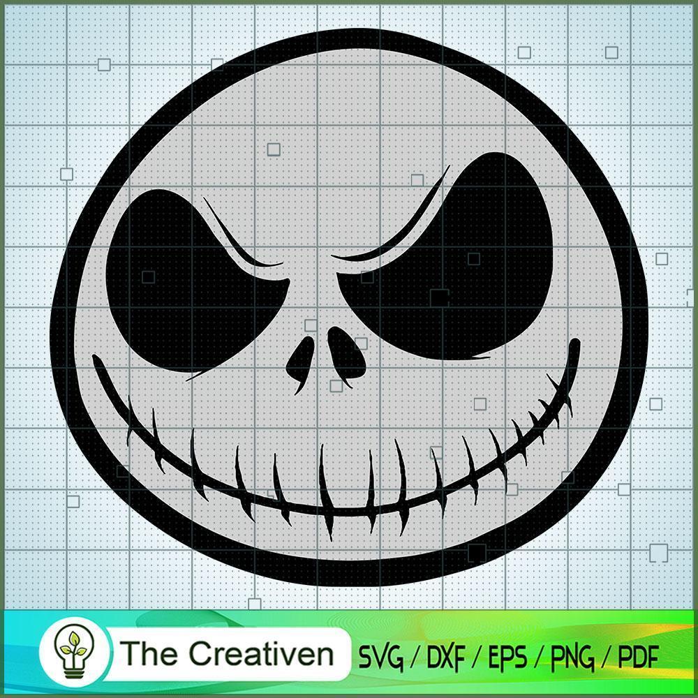 Jack Skellington Smile SVG Cut File for Cricut & Silhouette 1 Jack Skellington Smile SVG Cut File for Cricut & Silhouette