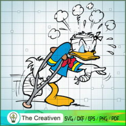 Donald Duck Patient SVG Cut File for Cricut & Silhouette
