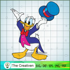 Donald Duck Magic Show SVG Cut File for Cricut & Silhouette