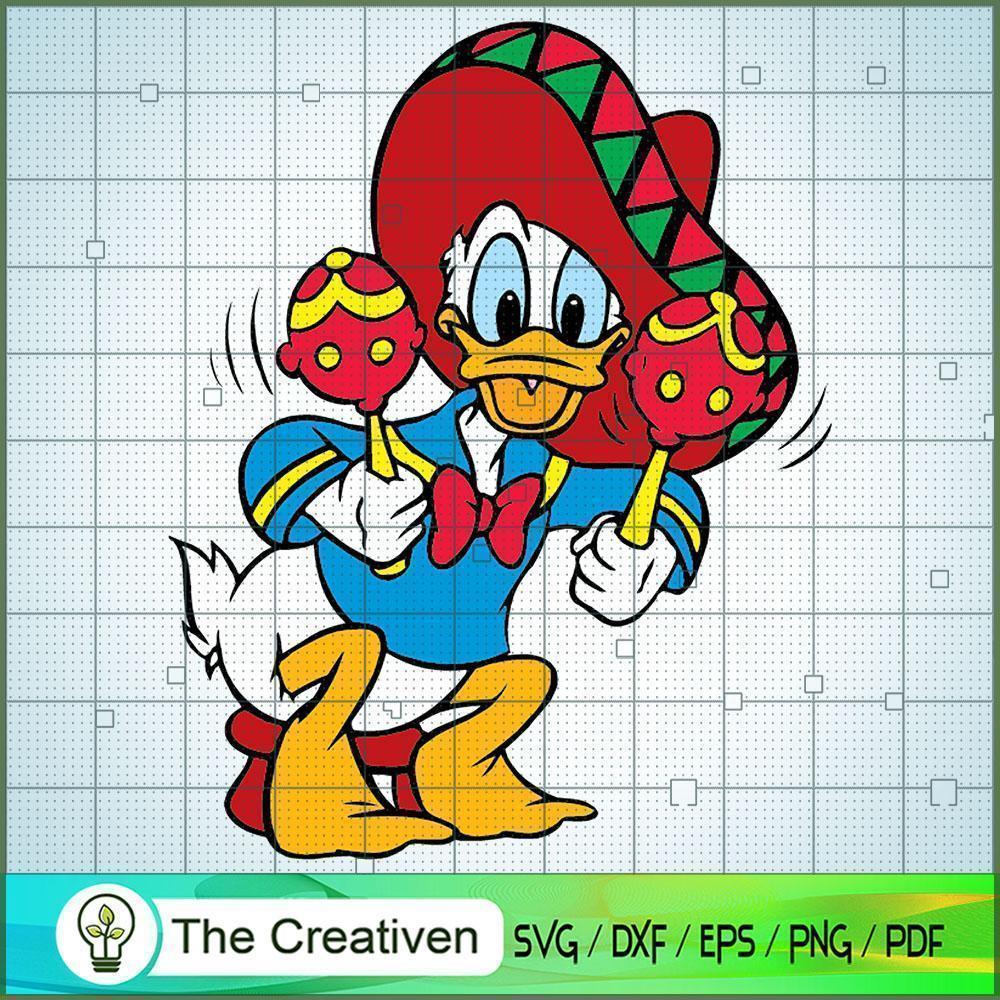 Donald Duck Circus SVG Cut File for Cricut & Silhouette 1 Donald Duck Circus SVG Cut File for Cricut & Silhouette