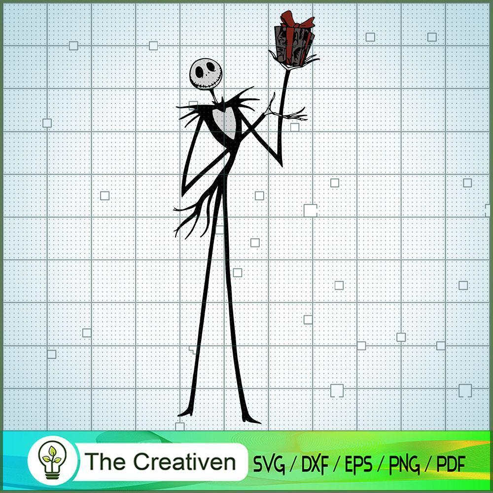 Jack Skellington Gift For Hi SVG Cut File for Cricut 1 Jack Skellington Gift For Hi SVG Cut File for Cricut