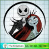 Sally and Jack Skellington Love SVG Cut File for Cricut & Silhouette 3 8 Jack Sally copy