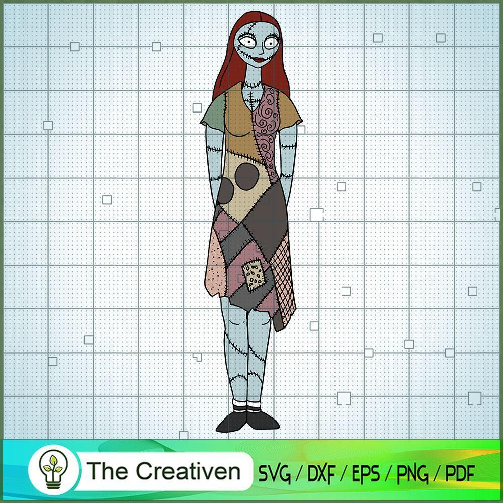 Sally The Nightmare SVG Cut File for Cricut & Silhouette 1 Sally The Nightmare SVG Cut File for Cricut & Silhouette