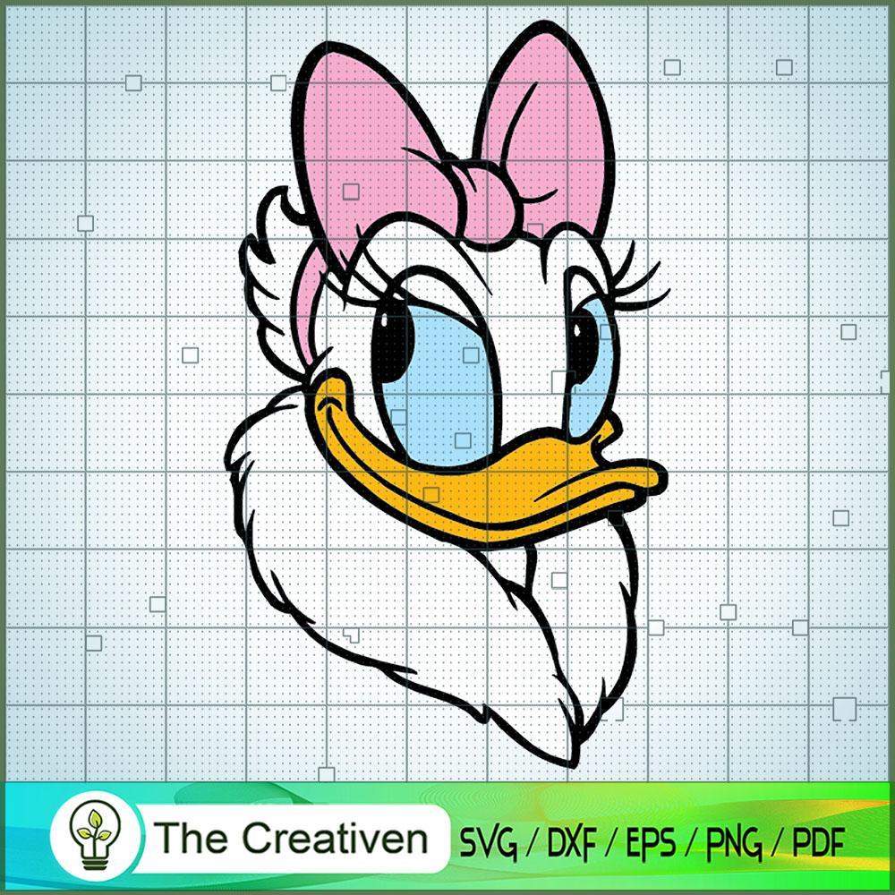 Daisy Duck Face SVG Cut File for Cricut & Silhouette 1 Daisy Duck Face SVG Cut File for Cricut & Silhouette