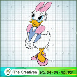 Beautiful Daisy Duck SVG Cut File for Cricut & Silhouette
