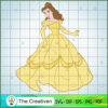 Belle Princess SVG Cut File for Cricut & Silhouette Design 21654 3 disney121 22 copy