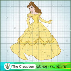 Belle Princess SVG Cut File for Cricut & Silhouette Design 21654
