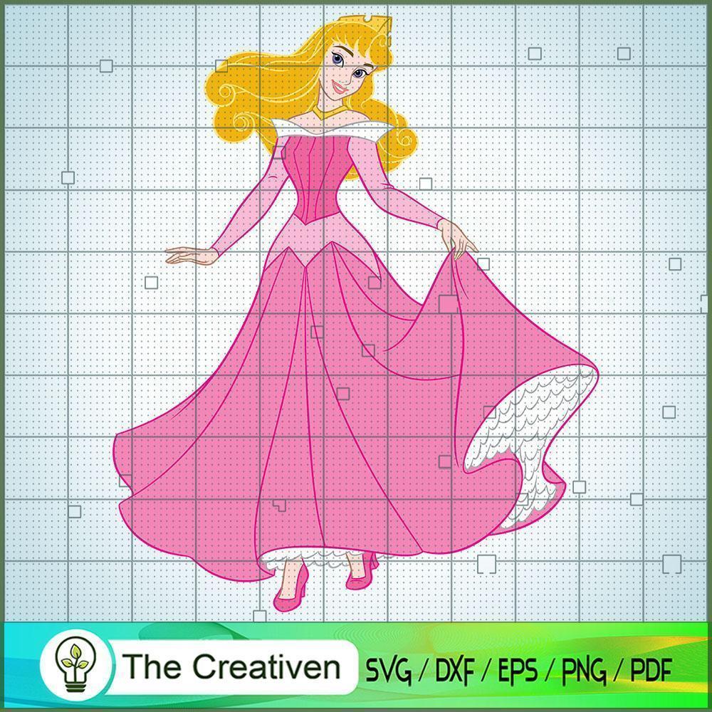 Aurola Princess SVG Cut File for Cricut & Silhouette 1 Aurola Princess SVG Cut File for Cricut & Silhouette