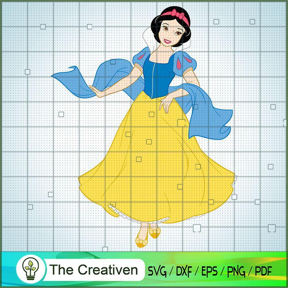 Beautiful Snow White SVG Cut File for Cricut & Silhouette 1 Beautiful Snow White SVG Cut File for Cricut & Silhouette