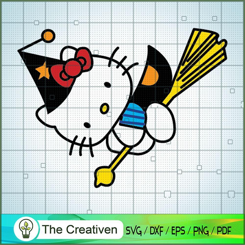 Kitty Witch SVG, Kitty Cat SVG, Hello Kitty Cartoon SVG 1 Kitty Witch SVG, Kitty Cat SVG, Hello Kitty Cartoon SVG
