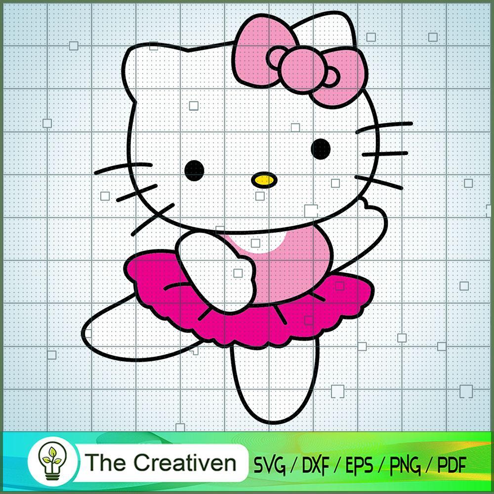 Kitty Dance SVG, Kitty Cat SVG, Hello Kitty Cartoon SVG 1 Kitty Dance SVG, Kitty Cat SVG, Hello Kitty Cartoon SVG