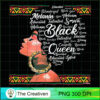 Melanin Black Queen Girl PNG, Black Queen Girl PNG 3 8 1