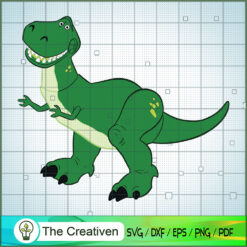 T-Rex Toy Story SVG Cut File for Cricut & Silhouette