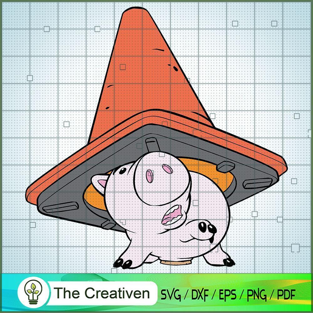 Hamm Pig Toy SVG Cut File for Cricut & Silhouette 1 Hamm Pig Toy SVG Cut File for Cricut & Silhouette