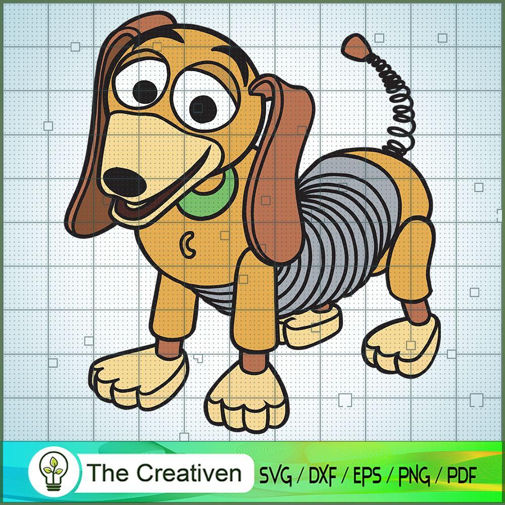 Slinky Dog Toy Story SVG Cut File for Cricut & Silhouette 1 Slinky Dog Toy Story SVG Cut File for Cricut & Silhouette
