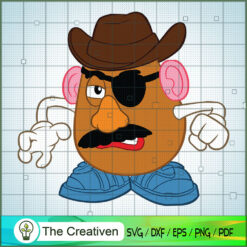 Mr. Potato Head Pirates Toy SVG Cut File for Cricut & Silhouette