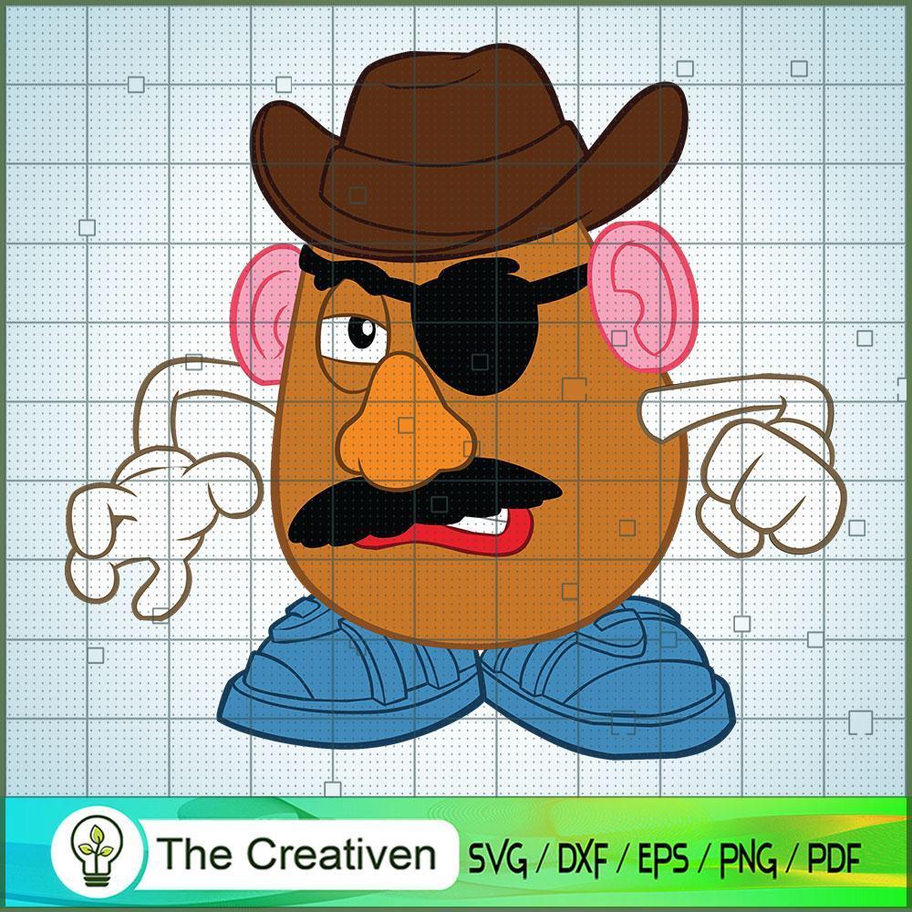 Mr. Potato Head Pirates Toy SVG Cut File for Cricut & Silhouette 1 Mr. Potato Head Pirates Toy SVG Cut File for Cricut & Silhouette