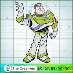 Buzz Lightyear Smile SVG Cut File for Cricut & Silhouette