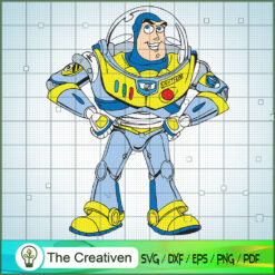 Buzz Lightyear Color Toy SVG Cut File for Cricut & Silhouette