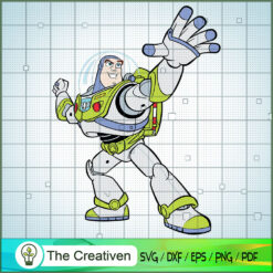 Buzz Lightyear Funny Toy SVG Cut File for Cricut & Silhouette