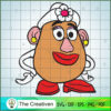 Mr. Potato Head Fake Girl Toy SVG Cut File for Cricut & Silhouette