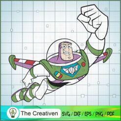 Buzz Lightyear Fly Toy SVG Cut File for Cricut & Silhouette