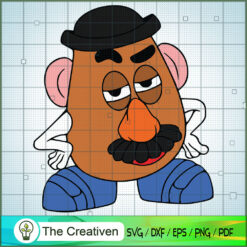 Mr. Potato Head Toy SVG Cut File for Cricut & Silhouette